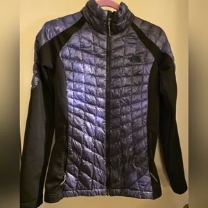 The North Face Women's Black and Purple Jacket